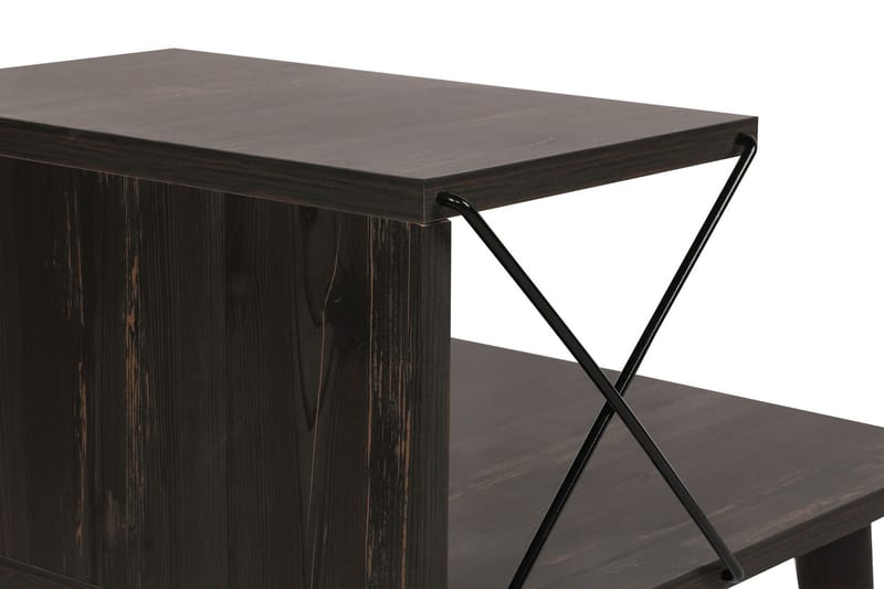 ADDYSEN Sängbord 50 cm Mörkbrun - Möbler - Bord