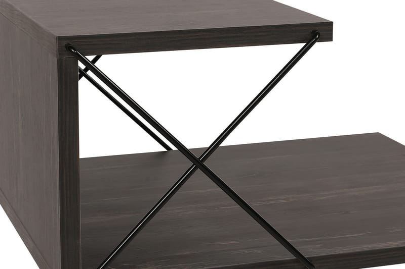 ADDYSEN Sängbord 50 cm Mörkbrun - Möbler - Bord