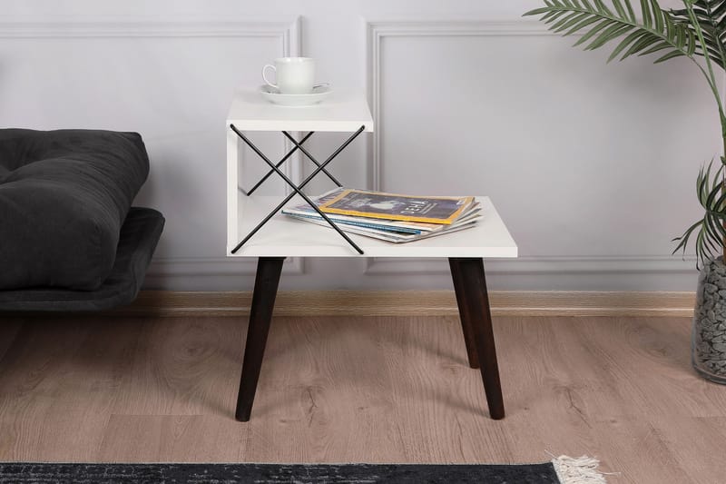 ADDYSEN Sängbord 50 cm Vit - Möbler - Bord