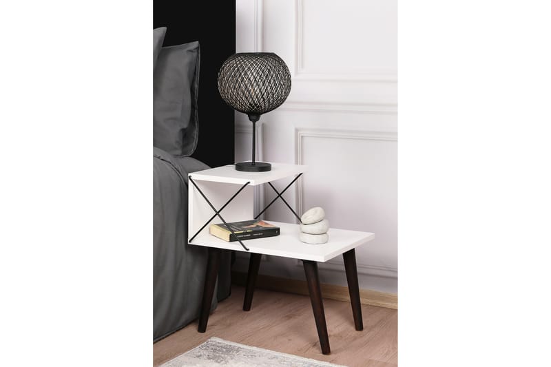 ADDYSEN Sängbord 50 cm Vit - Möbler - Bord