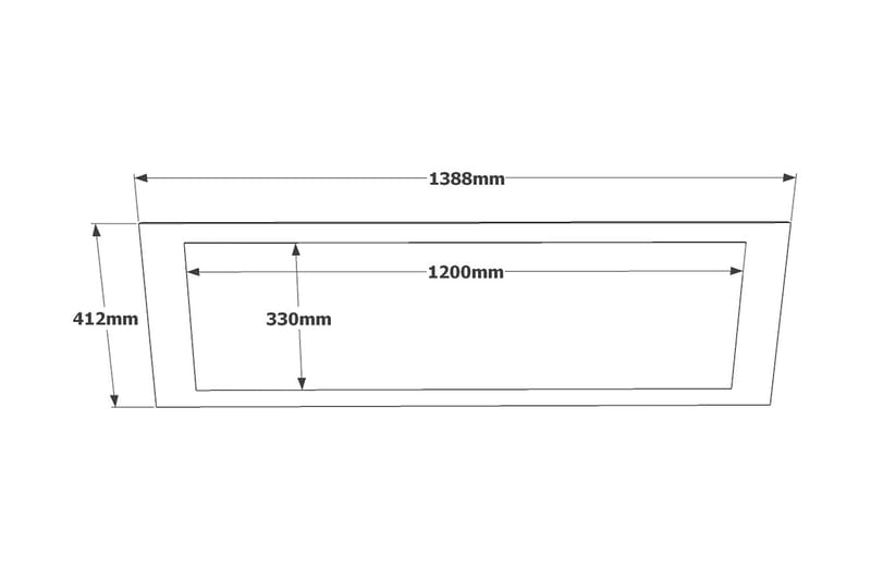 AGATEA Konsollbord 139x83,6 cm Grön - Möbler - Bord