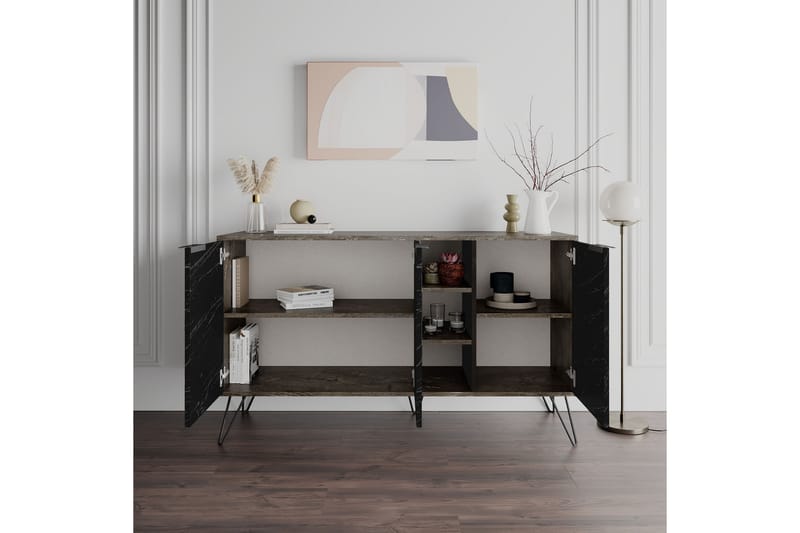 AGATEA Konsollbord 142x83 cm Brun - Möbler - Bord