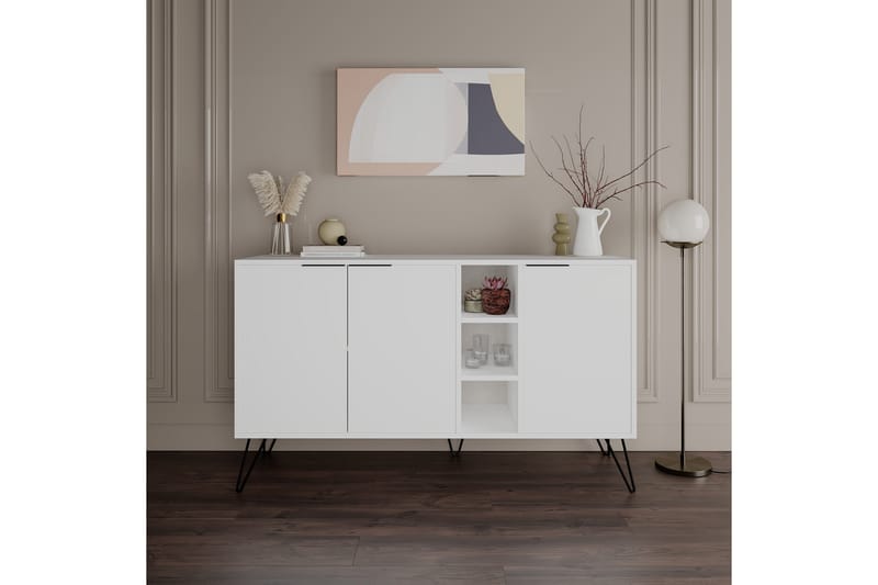 AGATEA Konsollbord 142x83 cm Vit - Möbler - Bord