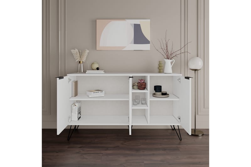 AGATEA Konsollbord 142x83 cm Vit - Möbler - Bord