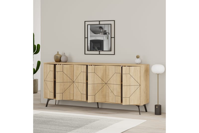 AGATEA Konsollbord 184x77,4 cm Brun - Möbler - Bord