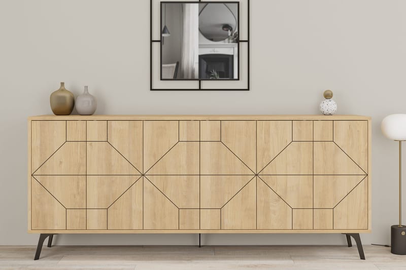 AGATEA Konsollbord 184x77,4 cm Brun - Möbler - Bord