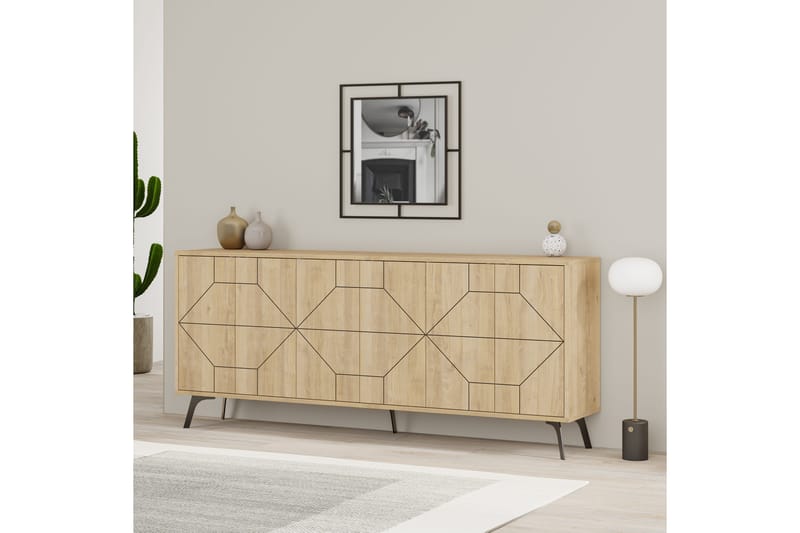 AGATEA Konsollbord 184x77,4 cm Brun - Möbler - Bord