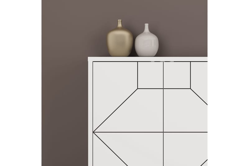 AGATEA Konsollbord 184x77,4 cm Vit - Möbler - Bord