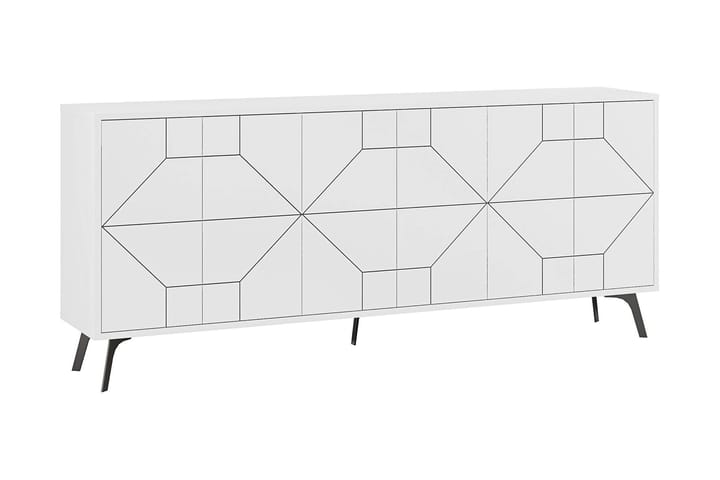 AGATEA Konsollbord 184x77,4 cm Vit - Bord - Avlastningsbord & konsolbord - Hallbord