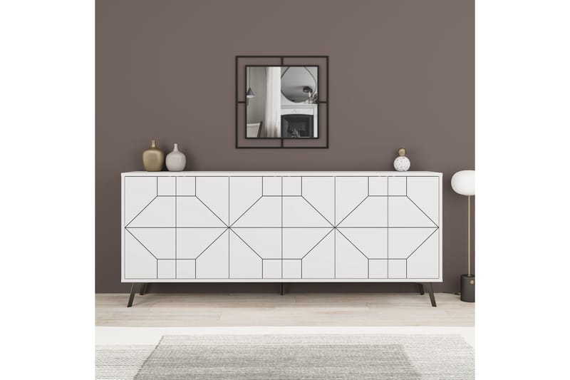 AGATEA Konsollbord 184x77,4 cm Vit - Möbler - Bord