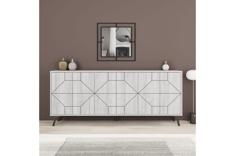 AGATEA Konsollbord 184x77,4 cm Vit - Möbler - Bord