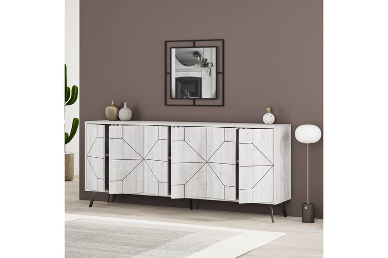 AGATEA Konsollbord 184x77,4 cm Vit - Möbler - Bord
