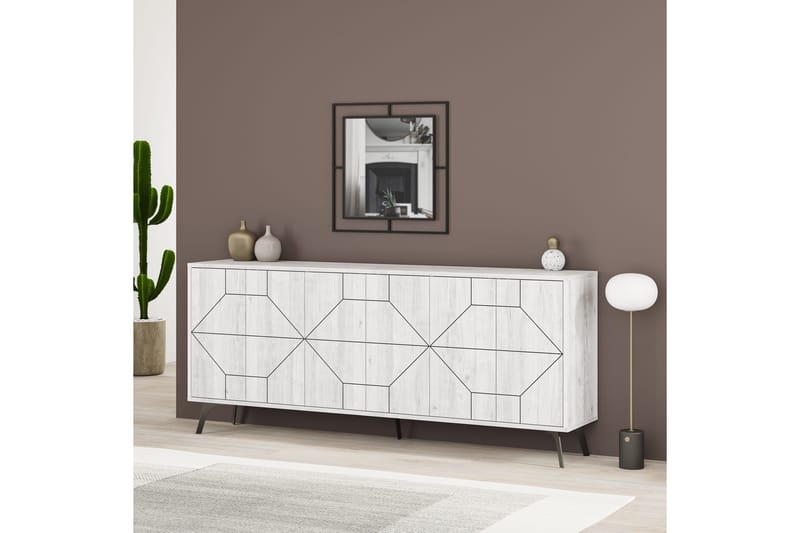 AGATEA Konsollbord 184x77,4 cm Vit - Möbler - Bord