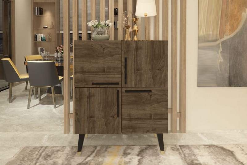 AGATEA Konsollbord 70x90 cm Brun - Möbler - Bord