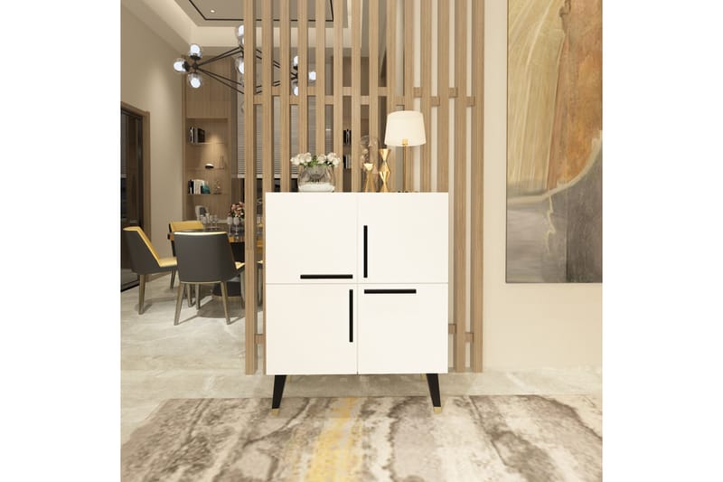 AGATEA Konsollbord 70x90 cm Vit - Möbler - Bord