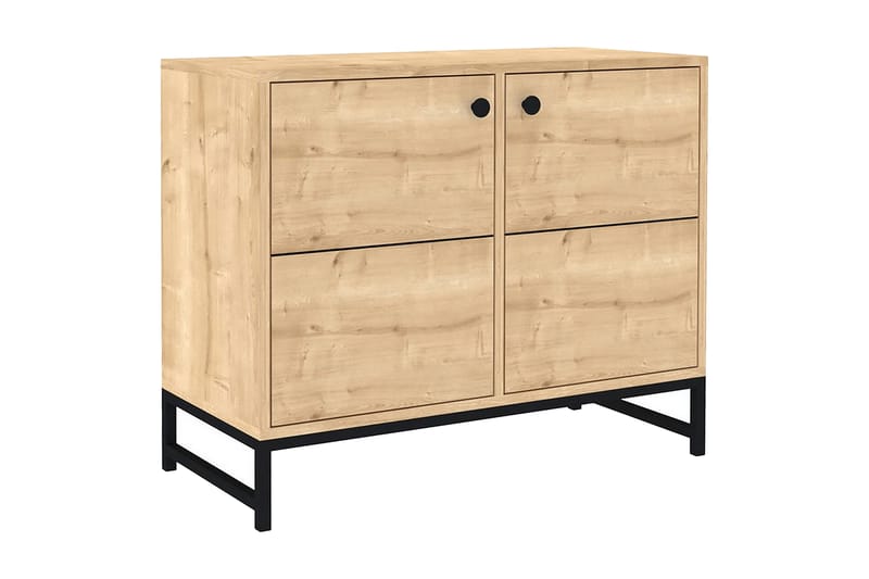 AGATEA Konsollbord 90x75 cm Blå - Möbler - Bord