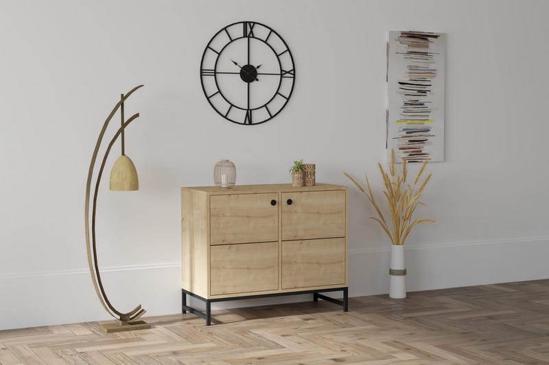 AGATEA Konsollbord 90x75 cm Blå - Möbler - Bord