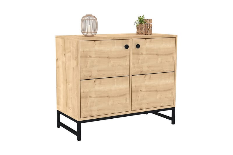 AGATEA Konsollbord 90x75 cm Blå - Möbler - Bord