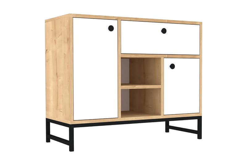 AGATEA Konsollbord 90x75 cm Vit - Möbler - Bord