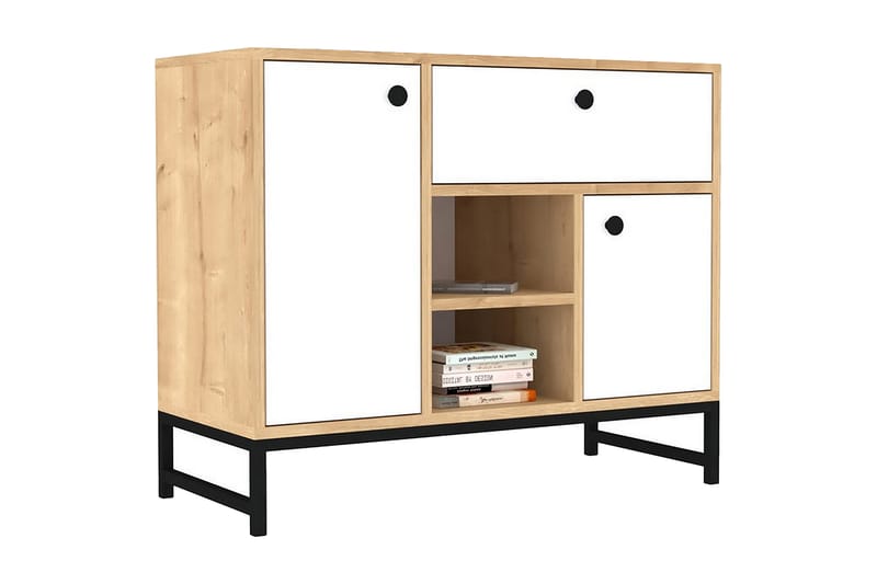 AGATEA Konsollbord 90x75 cm Vit - Möbler - Bord