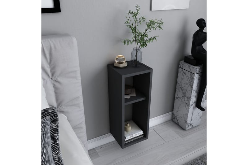 AGATEA Sängbord 23,2x59,6 cm Antracit - Möbler - Bord