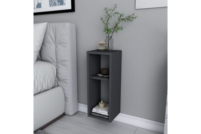 AGATEA Sängbord 23,2x59,6 cm Antracit - Möbler - Bord