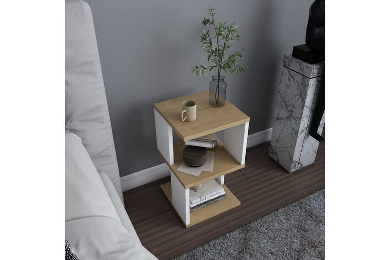 AGATEA Sängbord 29,6x49,4 cm Brun - Möbler - Bord