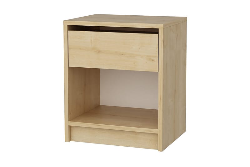 AGATEA Sängbord 44,6x52,8 cm Brun - Möbler - Bord