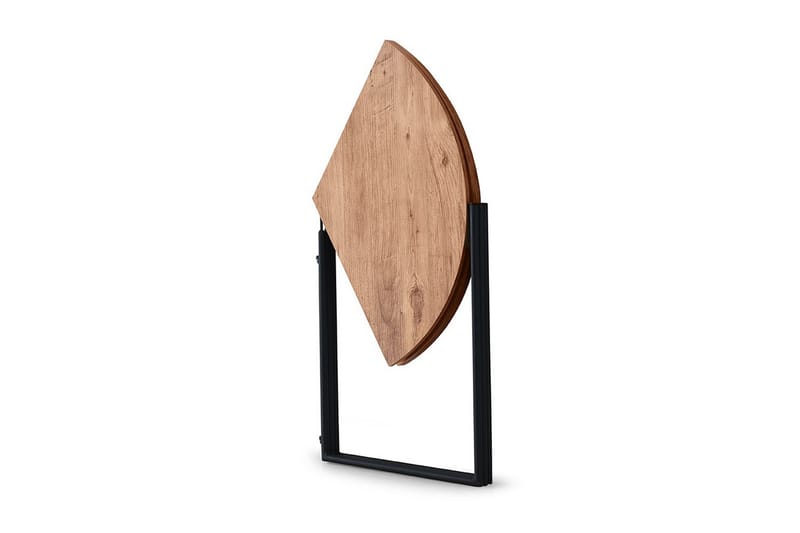 AKYAZI Matbord 100 cm Natur/Svart - Möbler - Bord