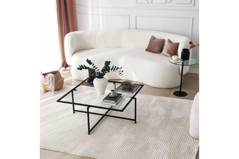 Alskaliden Soffbord 85x35x85 cm - Svart - Möbler - Bord