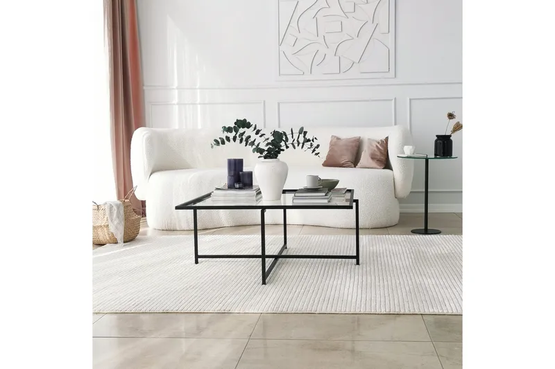 Alskaliden Soffbord 85x35x85 cm - Svart - Möbler - Bord