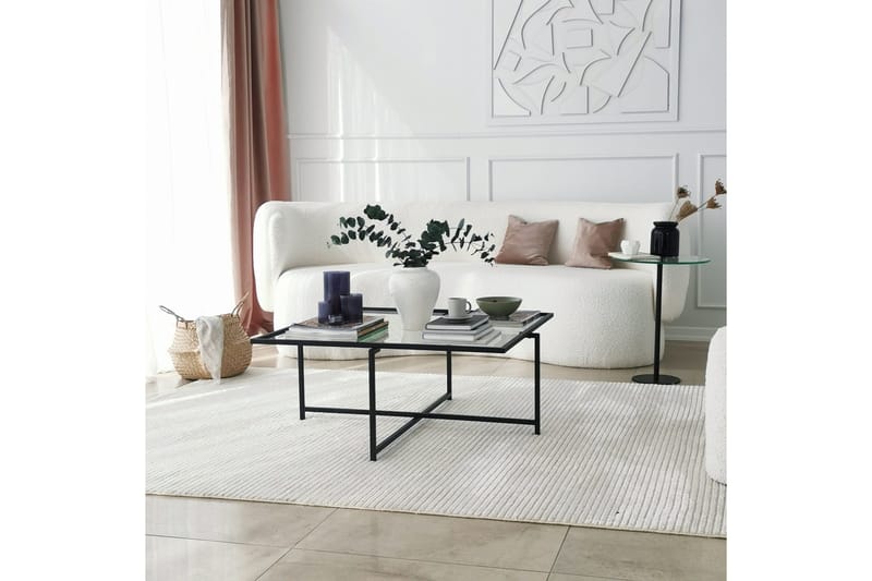 Alskaliden Soffbord 85x35x85 cm - Svart - Möbler - Bord