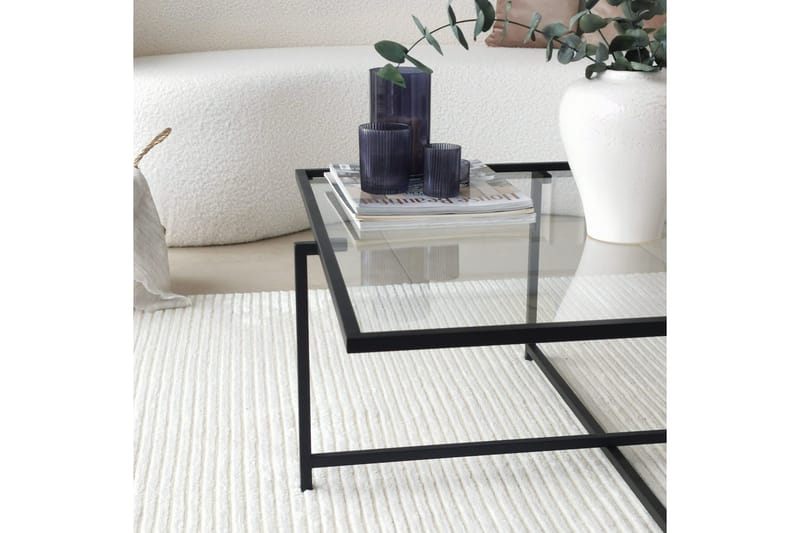 Alskaliden Soffbord 85x35x85 cm - Svart - Möbler - Bord