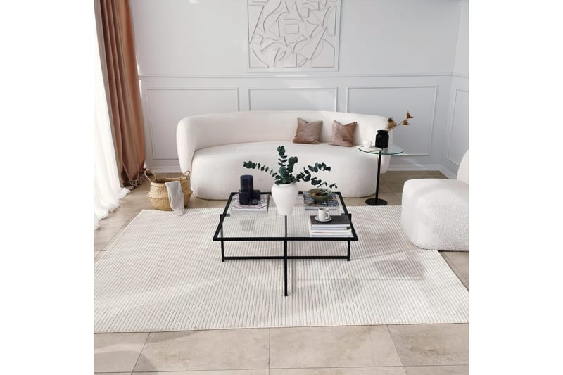 Alskaliden Soffbord 85x35x85 cm - Svart - Möbler - Bord