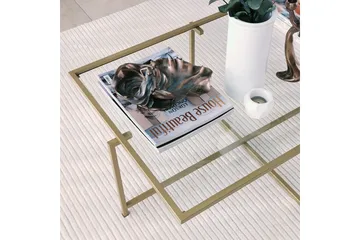 Alskaliden Soffbord 94x35x94 cm - Guld - Möbler - Bord