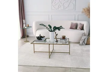 Alskaliden Soffbord 94x35x94 cm - Guld - Möbler - Bord