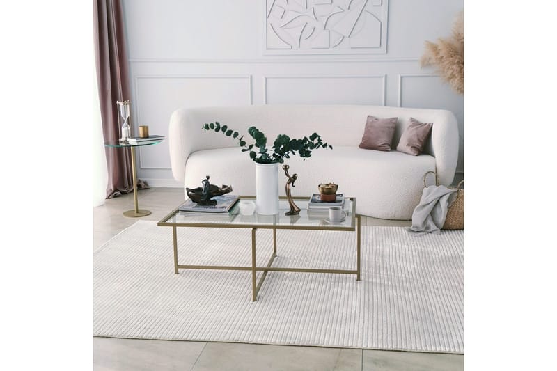 Alskaliden Soffbord 94x35x94 cm - Guld - Möbler - Bord