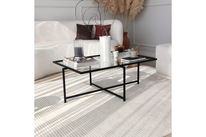 Alskaliden Soffbord 94x35x94 cm - Svart - Möbler - Bord