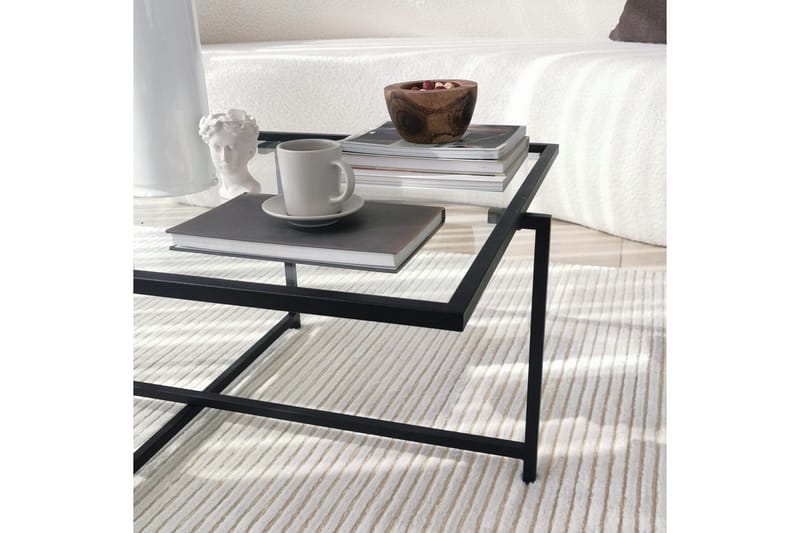 Alskaliden Soffbord 94x35x94 cm - Svart - Möbler - Bord