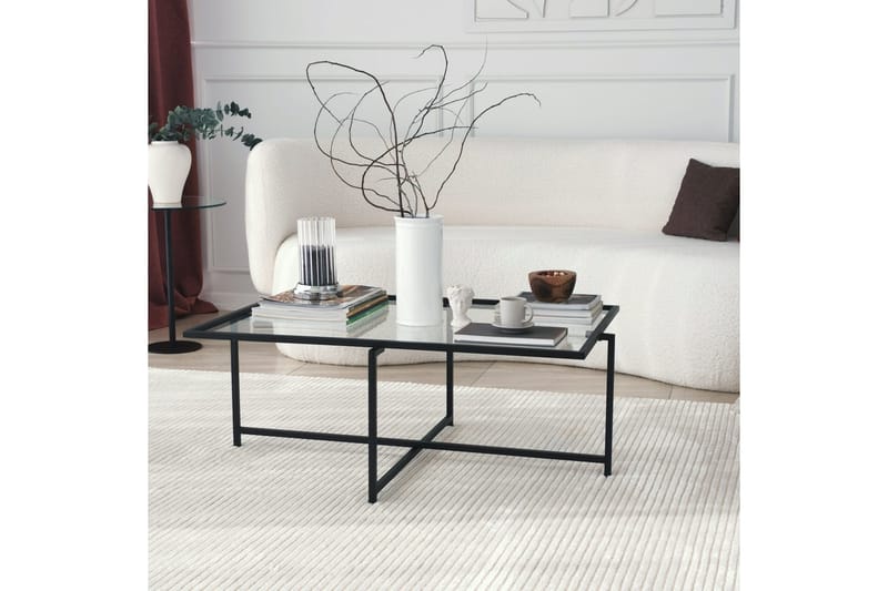 Alskaliden Soffbord 94x35x94 cm - Svart - Möbler - Bord