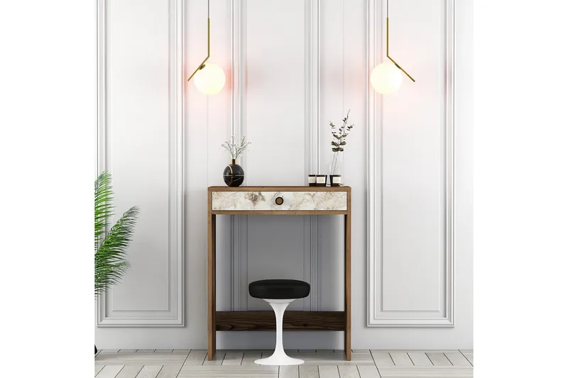 Ameias Sminkbord 70 cm, Marmor