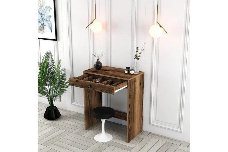 Ameias Sminkbord 70 cm - Valnöt - Möbler - Bord