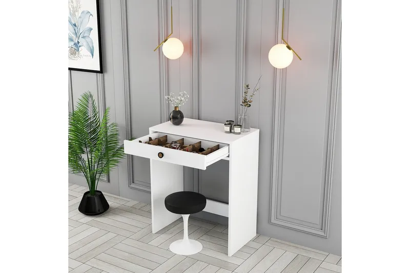 Ameias Sminkbord 70 cm - Vit - Möbler - Bord