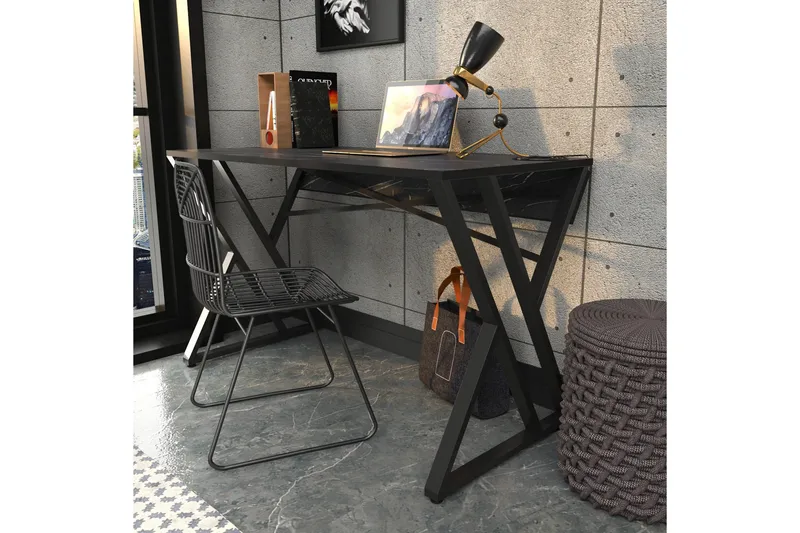 Andifli Skrivbord 60x75x120 cm - Svart - Möbler - Bord