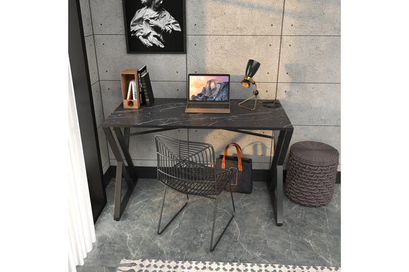 Andifli Skrivbord 60x75x120 cm - Svart - Möbler - Bord