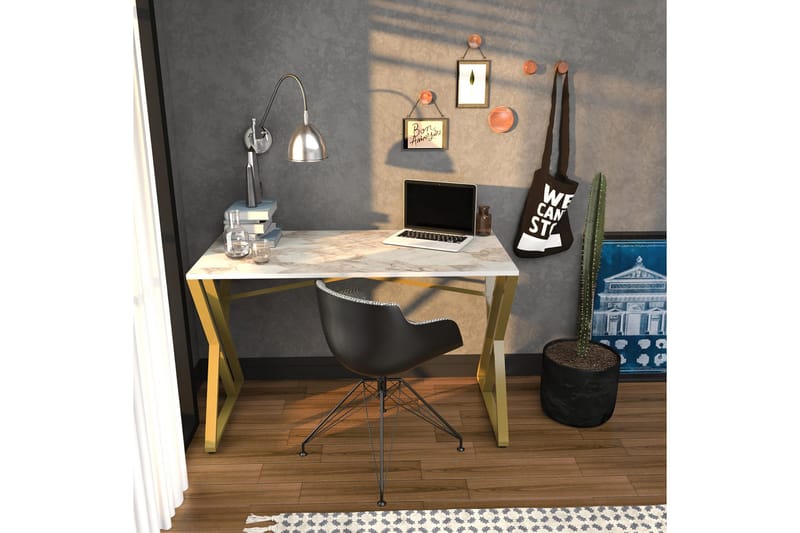 Andifli Skrivbord 60x75x120 cm - Vit - Möbler - Bord