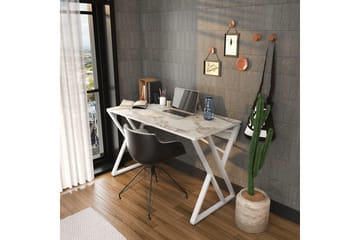 Andifli Skrivbord 60x75x120 cm - Vit - Möbler - Bord