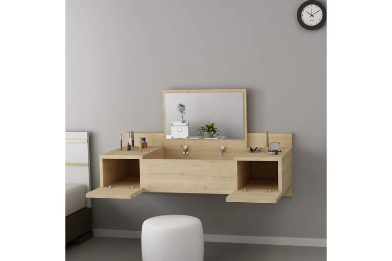 Andifli Sminkbord 100 cm - Blå/Natur - Möbler - Bord