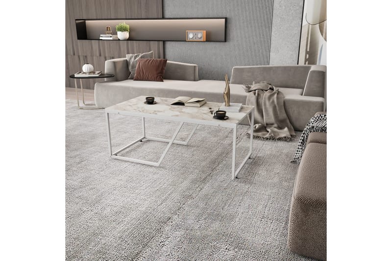 Andifli Soffbord 60x48x120 cm - Vit - Möbler - Bord