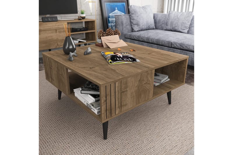 Andifli Soffbord 89,6x46,5x89,6 cm - Brun - Möbler - Bord